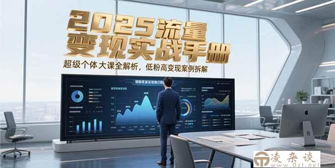 （15188期）2025流量变现实战手册，超级个体大课全解析，低粉高变现案例拆解-凌杂谈