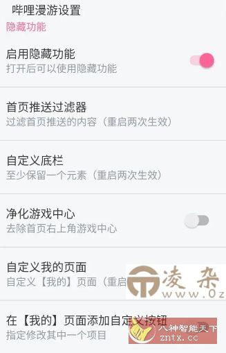 哔哩哔哩 v8.53.0内置模块-凌杂谈