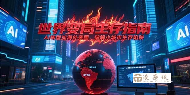 （15220期）付费文章《世界变局生存指南，AI转型加海外突围，破解小城市生存陷阱》-凌杂谈